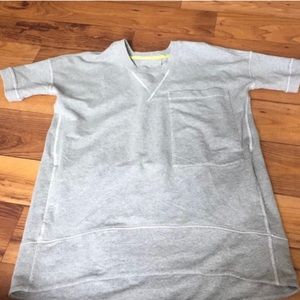 Lululemon Mudra Heathered Gray Sweatshirt Hi-low